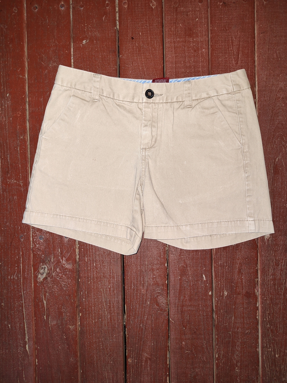 Beige Women's Casual Chino Shorts